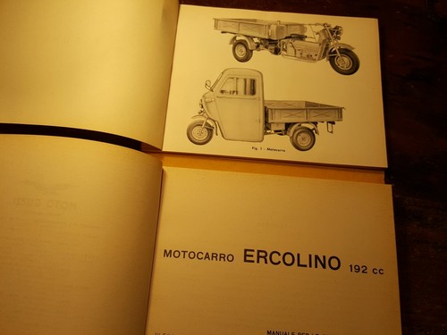 Moto guzzi motocarro ercolino - moto,