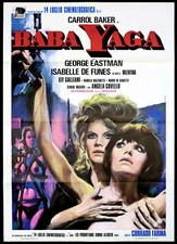 BABA YAGA MANIFESTO CARROLL BAKER CREPAX VALENTINA 1973 WITCH MOVIE POSTER 2F