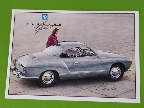 Cartolina epoca karmann - d'epoca, vw