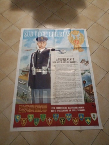 Locandina arruolamento polizia - locandina,