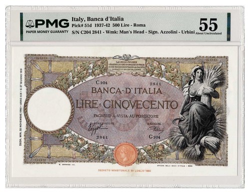 Italy banknote 500 lire - 500,