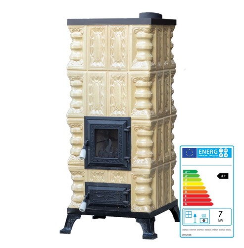 Stufa ceramica con forno - ceramica,