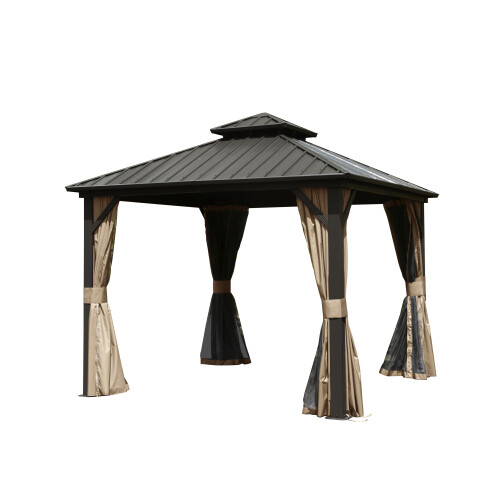 Hardtop gazebo - x, 8'