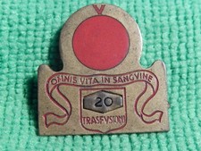 Distintivo Volontari CRI Croce Rossa 20 Trasfusioni WW2 JOHNSON Smalti REI 1940