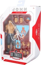 Modellino John Cena WWE autografato Mattel Ultimate Edition Wave 22