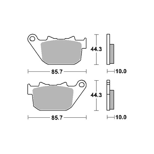 Pastiglie freno kh387 - pastiglie,