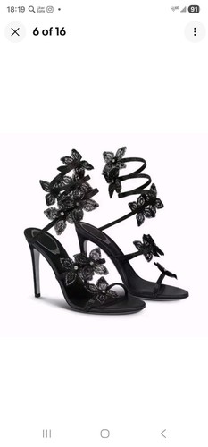 Sandali gladiatore floreale
