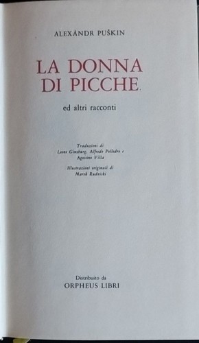 Donna picche ed altri - la,