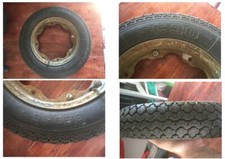 Ruota originale vespa 3.50 - 10 con copertone Pirelli e camera aria