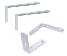 Staffe per mensole pesanti 2 pz. Coppia staffa ad "L" ELLE bianco reggimensola