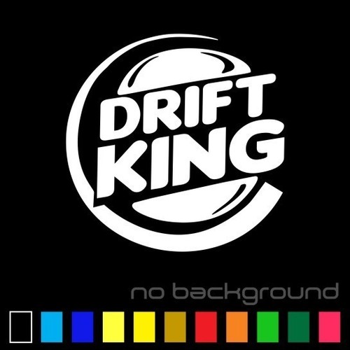 Adesivo drift king - adesivo,
