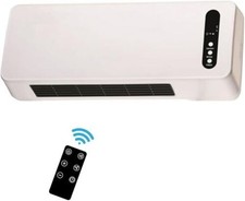 Termoconvettore Ventilato stufa a parete con Timer + Telecomando da 1000 e 2000W