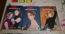 Musashi #9 Manga Miyuki Takahashi volumi 8, 13, 15