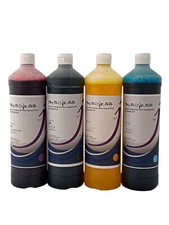 RICARICA HP PAGE WIDE TUTTE LE SERIE 4X1000 ML. 4 COLORI PIGMENT BUSINESS
