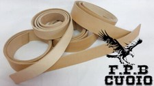 STRISCE IN CUOIO DI GROPPONE DI TORO VEGETALE NATURALE VARIE MISURE