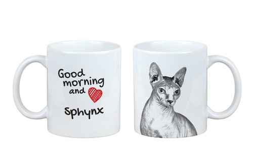 Sphynx tazza con gatto