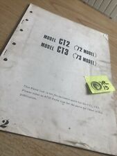 Yamaha CT2 1972 CT3 1973