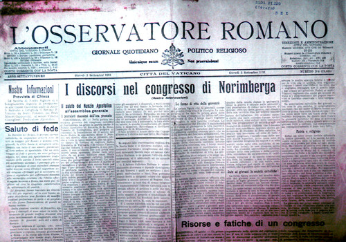 Osservatore romano - l'osservatore, "
