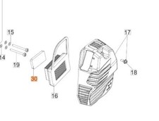 FILTRO ARIA IN SPUGNA PER