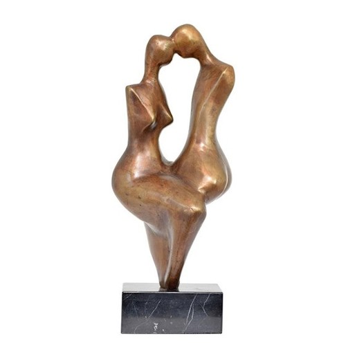 Scultura bronzo torso stile - bronzo,