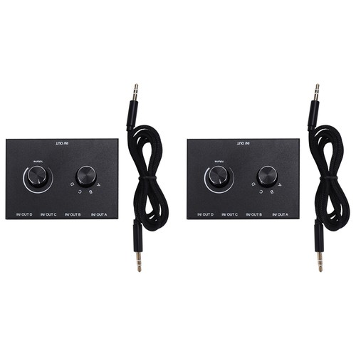 Audio porte switcher - 2x,