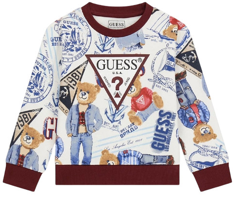Felpa bimbo guess art n6rq00 - bimbo,