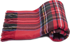 Plaid Scozzese 100% Pura Lana