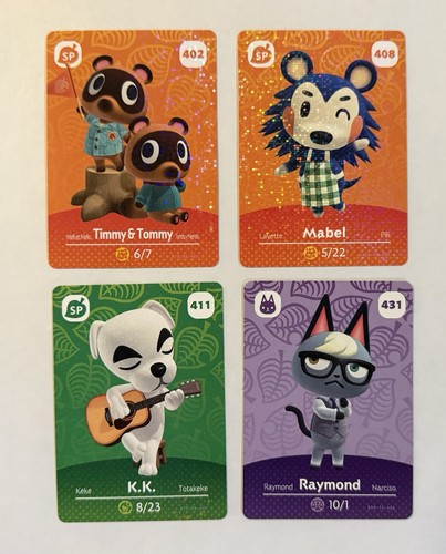Lotto carte amiibo animal - carte,
