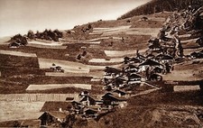 CHALETS sur l'ADRET autrefois - Cliché numéroté (années 30)