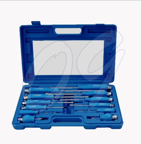 Set cacciaviti cromo - 12, pz.