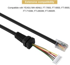 CAVO RICAMBIO MICROFONO MH-48A6J YAESU FT8900 FT8800 FT7800 FT100 FT2800