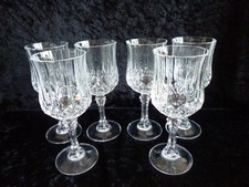 6 bicchieri da vino Cristal d'