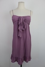 PATRIZIA PEPE VESTITO ABITO DONNA TG 42 WOMAN CASUAL VINTAGE DRESS CERNIERA SETA