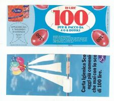 Buono sconto SCOTTEX pacco da 4 o 6 rotoli - 100 lire pubblicità 1977