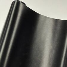 Pellicola Adesiva Nero Spazzolato Opaco 30x100Cm Wrapping Auto Moto Vinyl