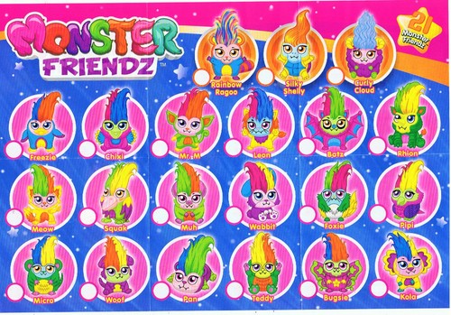 Monster friendz seconda serie - friendz,