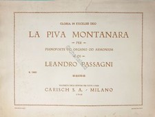 Sheet music - La Piva