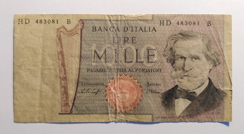 Banconota 1000 mille - banconota,