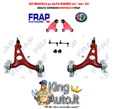 KIT BRACCI INFERIORI+SUPERIORI+BIELLETTE RINFORZATI FRAP ALFA ROMEO 147 156 GT