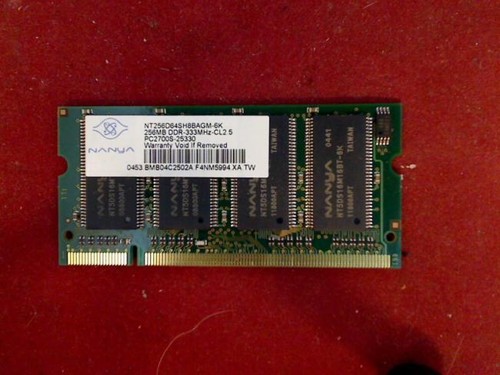 256mb ddr pc2700s - pc2700s, sodimm