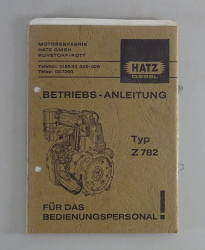 Hatz manuale operativo motore - hatz,