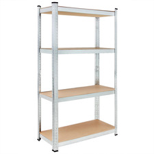 ® Scaffale Ad Alta Portata 160X90X40Cm Carico Max. 700Kg 5 Pannelli MDF Scaffala