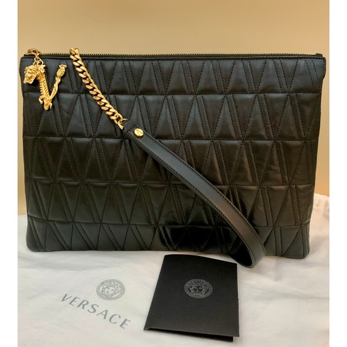 Borsa versace virtus nera - versace, v