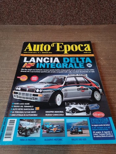 Rivista auto epoca gen - rivista, d'epoca