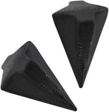 Confezione da 2 Cuneo spaccalegna Rotante forgiato in Acciaio, Cuneo da 1,6 kg,