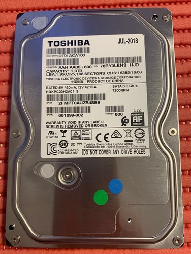 Toshiba hdd 1000gb 1tb - hdd,