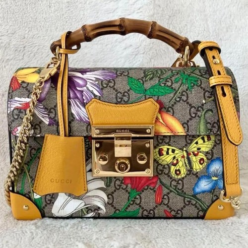 Borsa tracolla gucci bambù - borsa,