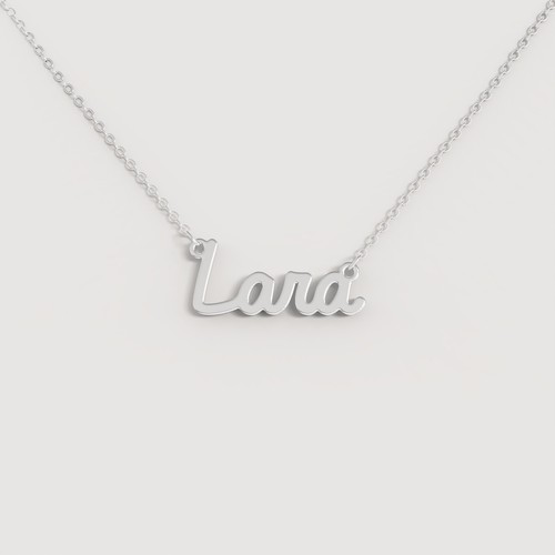 Collana nome donna acciaio - collana, in