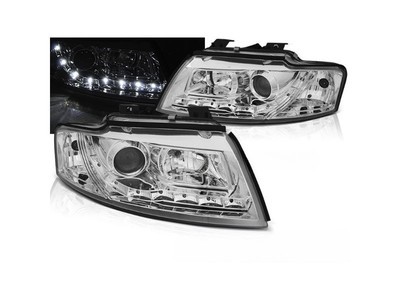 Fanali frontali cromo per audi - fanali,