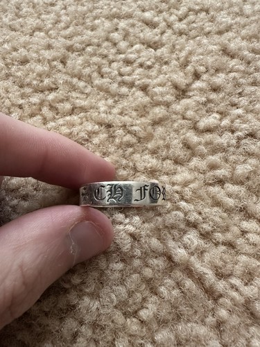 Anello argento cromato - in,